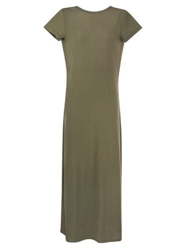 Dress With Back Neckline - Majestic Filatures - Modalova