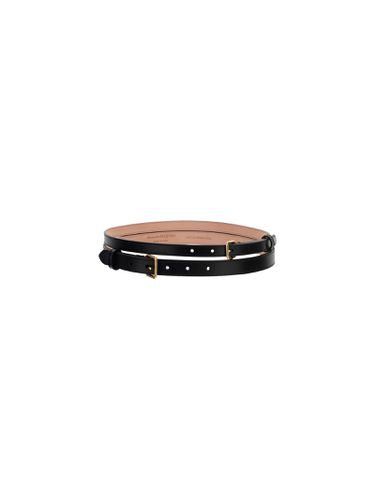 Alexander McQueen Thin Double Belt - Alexander McQueen - Modalova