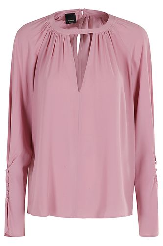 Pinko Pecan Blusa Crepe De Chine - Pinko - Modalova