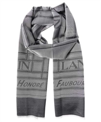 Lanvin Silk And Wool Scarf - Lanvin - Modalova