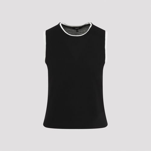 Theory Silk Trim Tank Top - Theory - Modalova