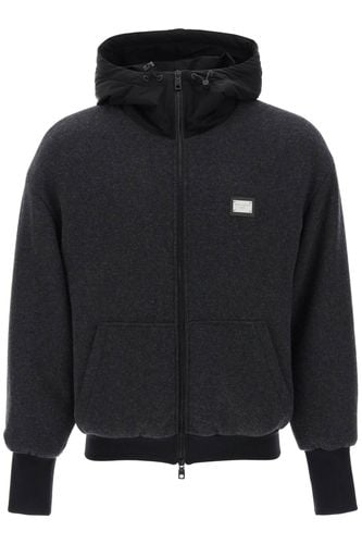 Hooded Bomber Jacket - Dolce & Gabbana - Modalova