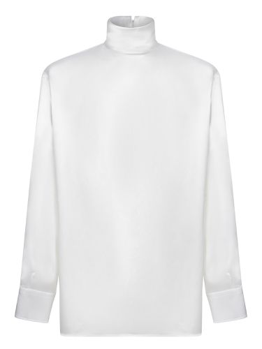 Satin Turtleneck Shirt - Dolce & Gabbana - Modalova