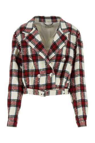 Embroidered Tweed Blazer - Alessandra Rich - Modalova