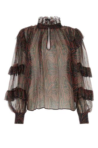 Etro Printed Crepe Blouse - Etro - Modalova