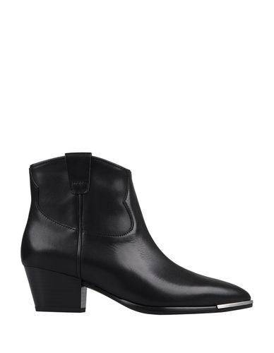 Fame Bis Ankle Boots In Leather - Ash - Modalova