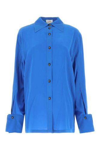 Quira Blue Crepe Shirt - Quira - Modalova