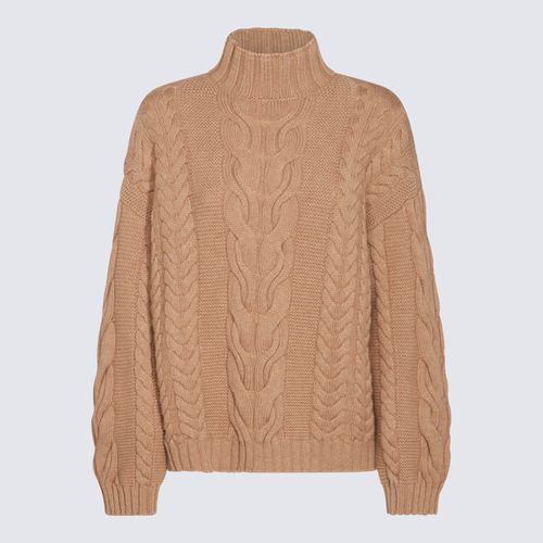 Malo Beige Wool Knitwear - Malo - Modalova