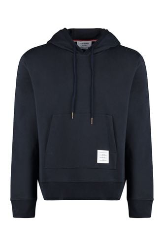 Thom Browne Logo Cotton Hoodie - Thom Browne - Modalova