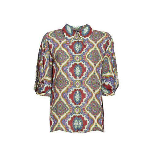 Graphic Printed Straight Hem Cady Blouse - Etro - Modalova