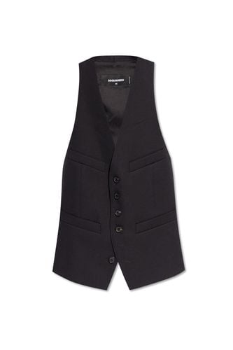 Dsquared2 Single-breasted Vest - Dsquared2 - Modalova