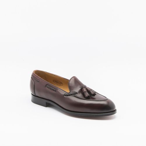 Belgravia Burgundy Antique Calf Tassel Loafer - Edward Green - Modalova