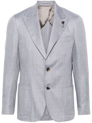 Virgin Wool Cashmere And Silk Blazer - Lardini - Modalova