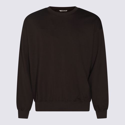 Dark Brown Cotton Sweatshirt - Auralee - Modalova