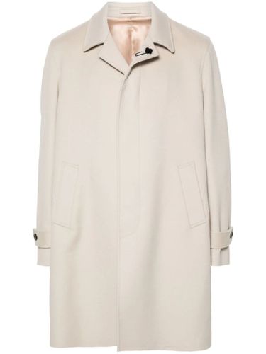 Ivory Virgin Wool Coat - Lardini - Modalova