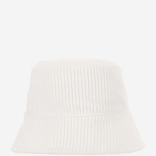 Jil Sander Cotton Velvet Bucket Hat - Jil Sander - Modalova