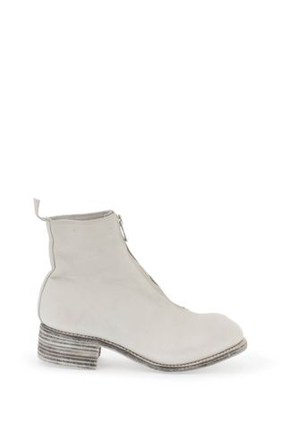 Guidi Front Zip Leather Ankle Boots - Guidi - Modalova