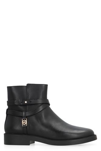 Abigail Leather Ankle Boots - MICHAEL Michael Kors - Modalova