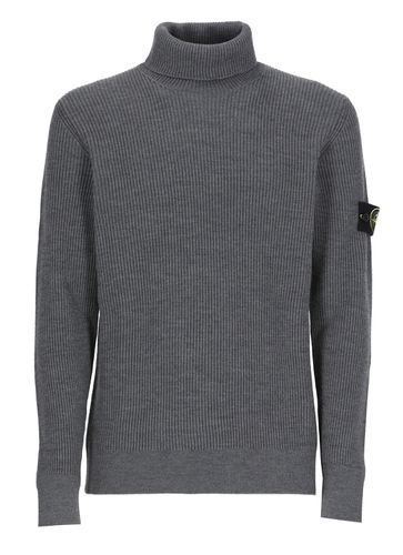 Turtleneck Sweater In Wool - Stone Island - Modalova