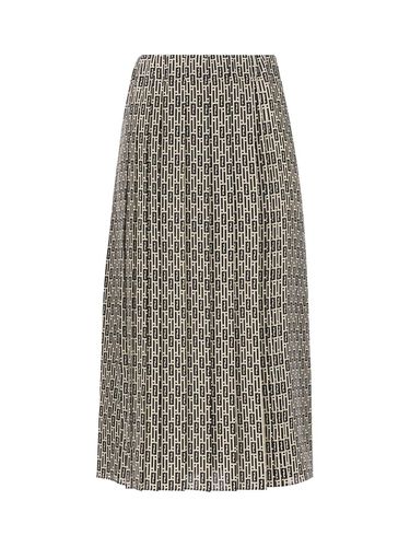 Fendi Printed Silk Skirt - Fendi - Modalova