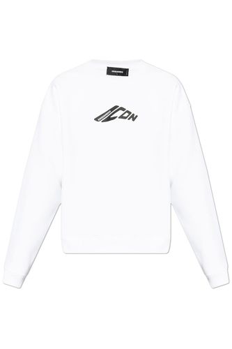 Logo Printed Crewneck Sweatshirt - Dsquared2 - Modalova