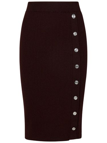 Pinko Button-detailed Knitted Skirt - Pinko - Modalova