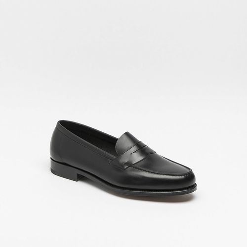 Duke Black Calf Unlined Penny Loafer - Edward Green - Modalova