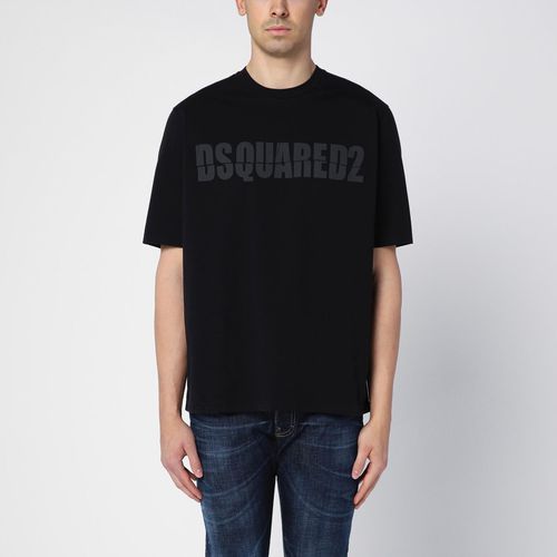 Black Cotton T-shirt With Logo - Dsquared2 - Modalova