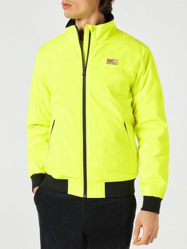 Man Fluo Bomber Jacket With Furry Lining - MC2 Saint Barth - Modalova