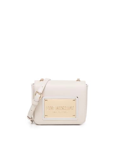 Shoulder Bag With Logo Plaque - Love Moschino - Modalova