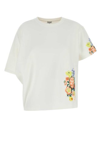 Cotton Blend Oversize T-shirt - Loewe - Modalova