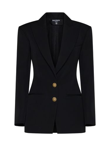 Fitted Single-breasted Blazer - Balmain - Modalova