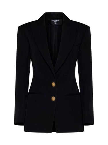 Fitted Single-breasted Blazer - Balmain - Modalova