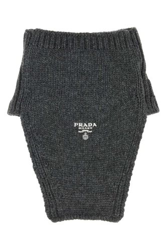 Prada Slate Cashmere Neckwarmer - Prada - Modalova