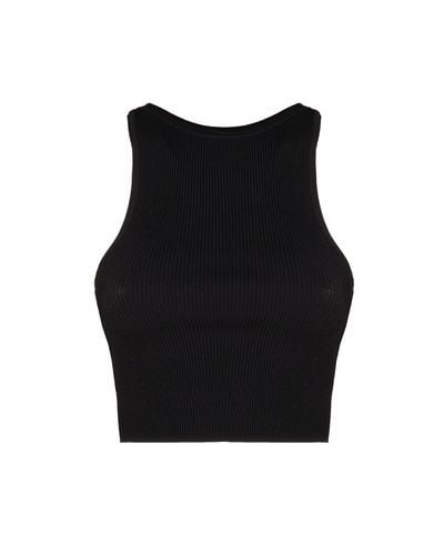 Cropped Top In Stretch Viscose - Max Mara - Modalova