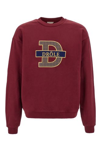 Bordeaux Cotton Oversize Sweatshirt - Drôle de Monsieur - Modalova