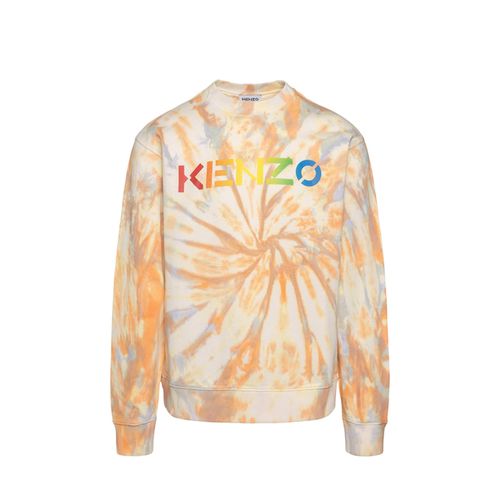 Kenzo Cotton Logo Sweatshirt - Kenzo - Modalova