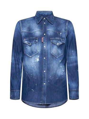 Dsquared2 Western Style Denim Shirt - Dsquared2 - Modalova