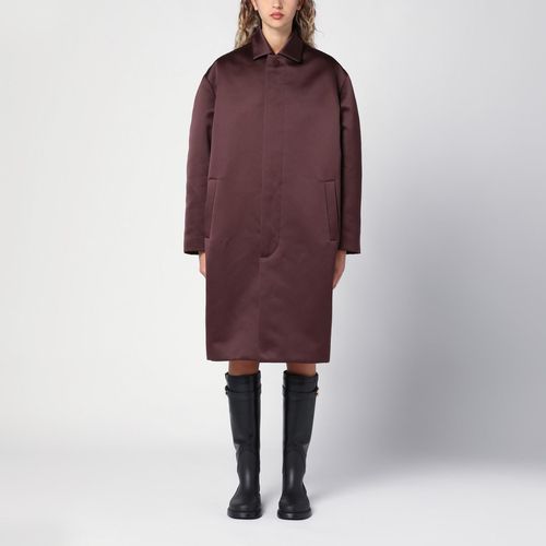 Lightweight Single-breasted Coat - Philosophy di Lorenzo Serafini - Modalova