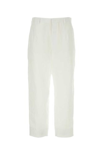 Prada White Linen Pant - Prada - Modalova