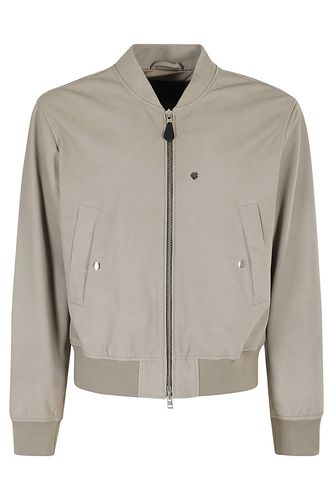 Hogan Zip-up Leather Bomber Jacket - Hogan - Modalova