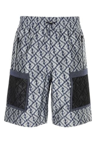 Fendi Embroidered Bermuda Shorts - Fendi - Modalova