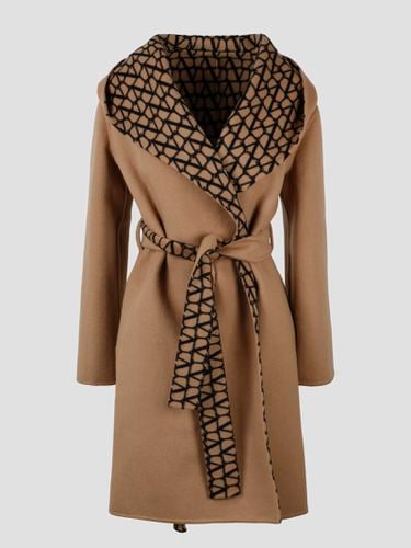 Toile Iconographe Reversible Coat - Valentino - Modalova