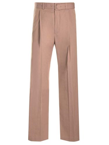 Straight Trousers With Belt - Dries Van Noten - Modalova