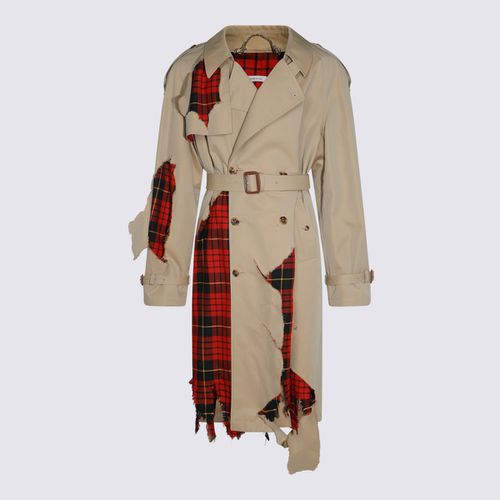 Cotton Trench Coat - Alexander McQueen - Modalova