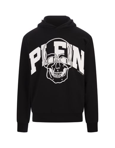 Philipp Plein Black Skull Hoodie - Philipp Plein - Modalova