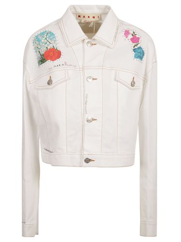 Marni Short Denim Buttoned Jacket - Marni - Modalova