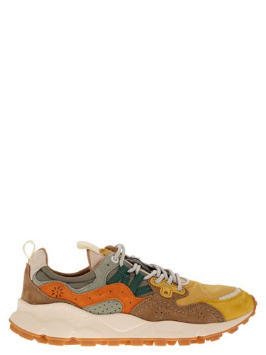 Yamano 3 - Sneakers In Suede And Technical Fabric - Flower Mountain - Modalova