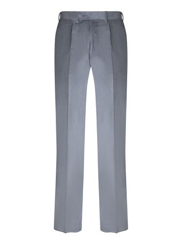 Canali Sky Blue Corduroy Trousers - Canali - Modalova