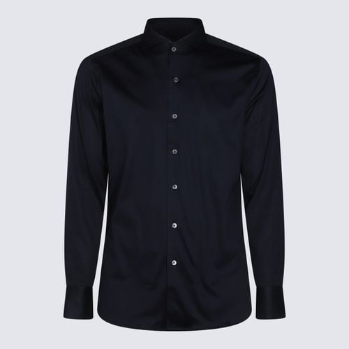 Canali Black Cotton Shirt - Canali - Modalova